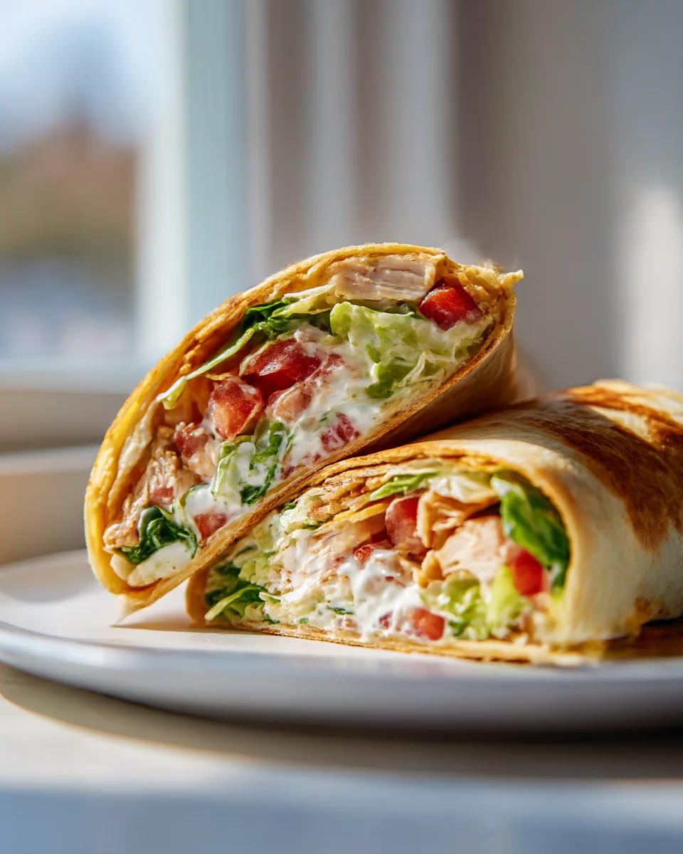 Homemade Classic Chicken Crunch Wrap Supreme Perfection