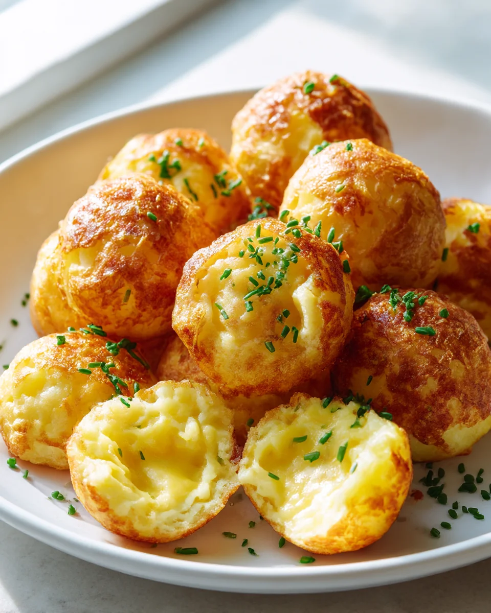 Mashed Potato Cheese Puffs Recipe: Crispy & Cheesy!