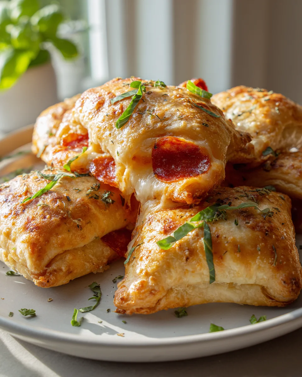 Cheesy Crescent Pizza Pockets: Quick & Easy Weeknights