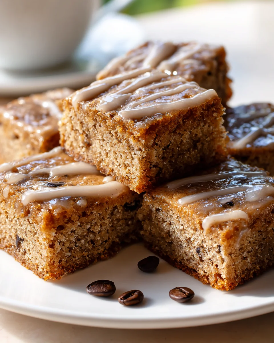 Brown Butter Coffee Cookie Bars: Chewy & Glazed Perfection