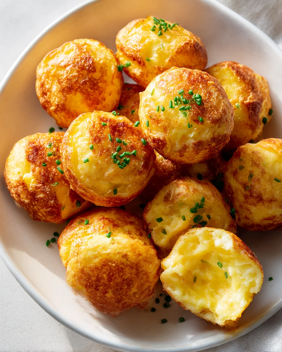 Mashed Potato Cheese Puffs Recipe: Crispy & Cheesy!