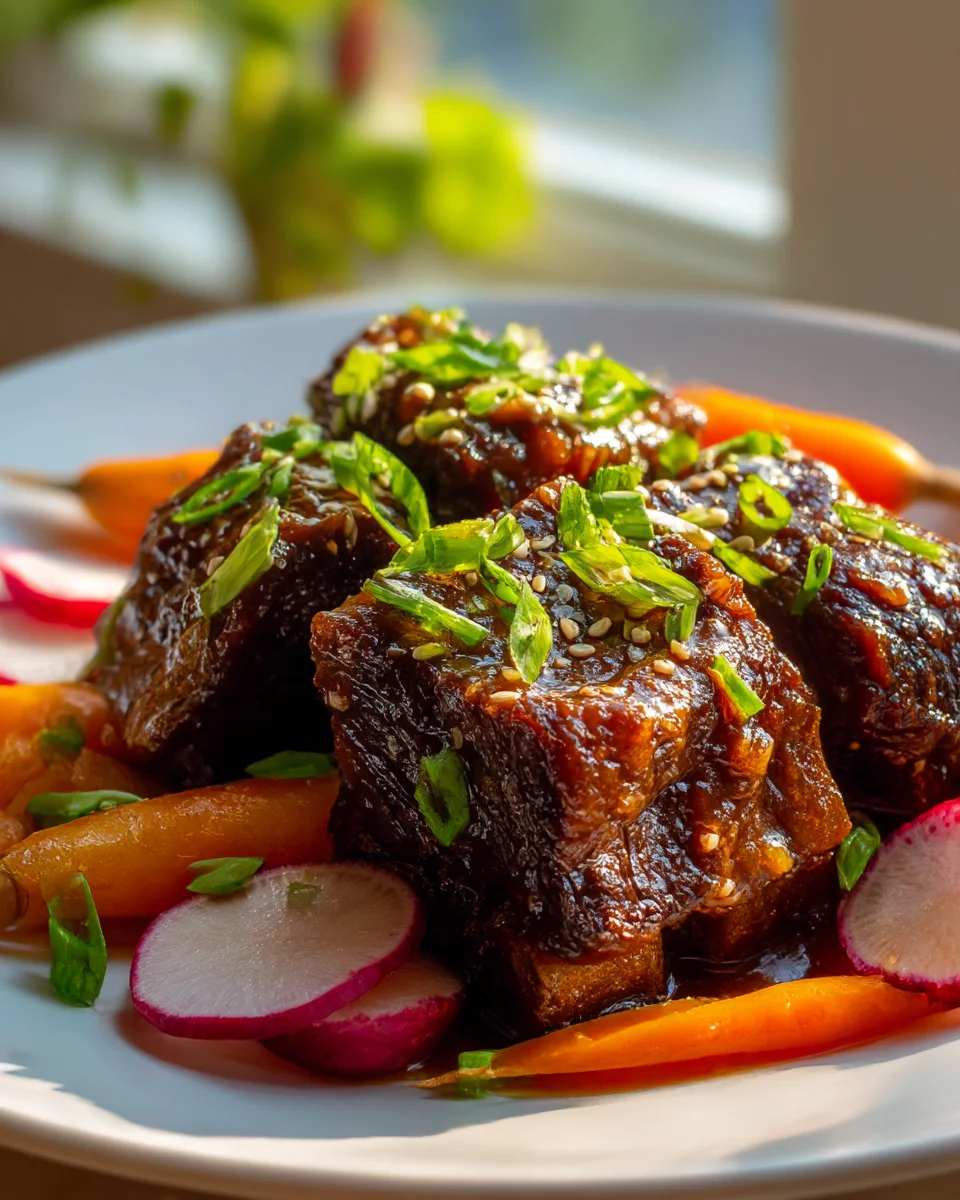 Best Korean Braised Short Ribs Recipe (Easy Galbi Jjim)