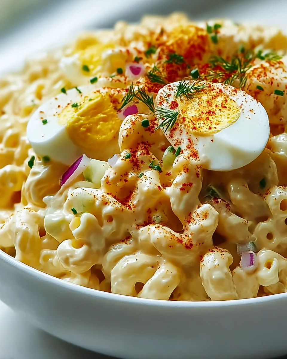 Deviled Egg Macaroni Salad: Creamy, Tangy, and Delicious!