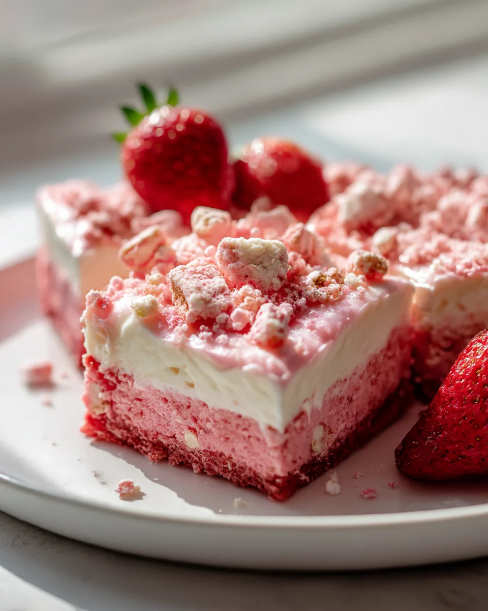Strawberry Crunch Brownies: The Best Dessert You'll Bake!