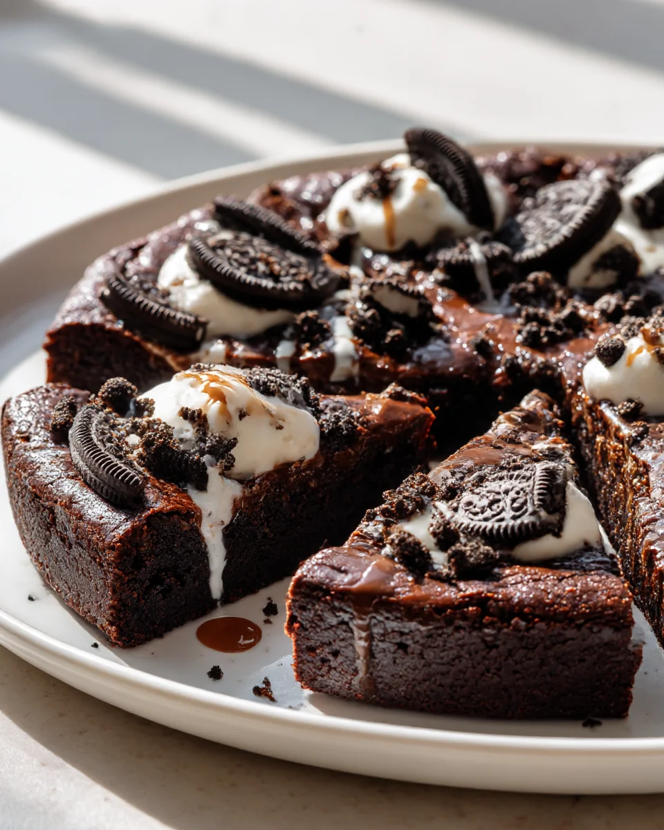 Decadent Oreo Fudge Brownie Pizza Recipe: Indulge Now!