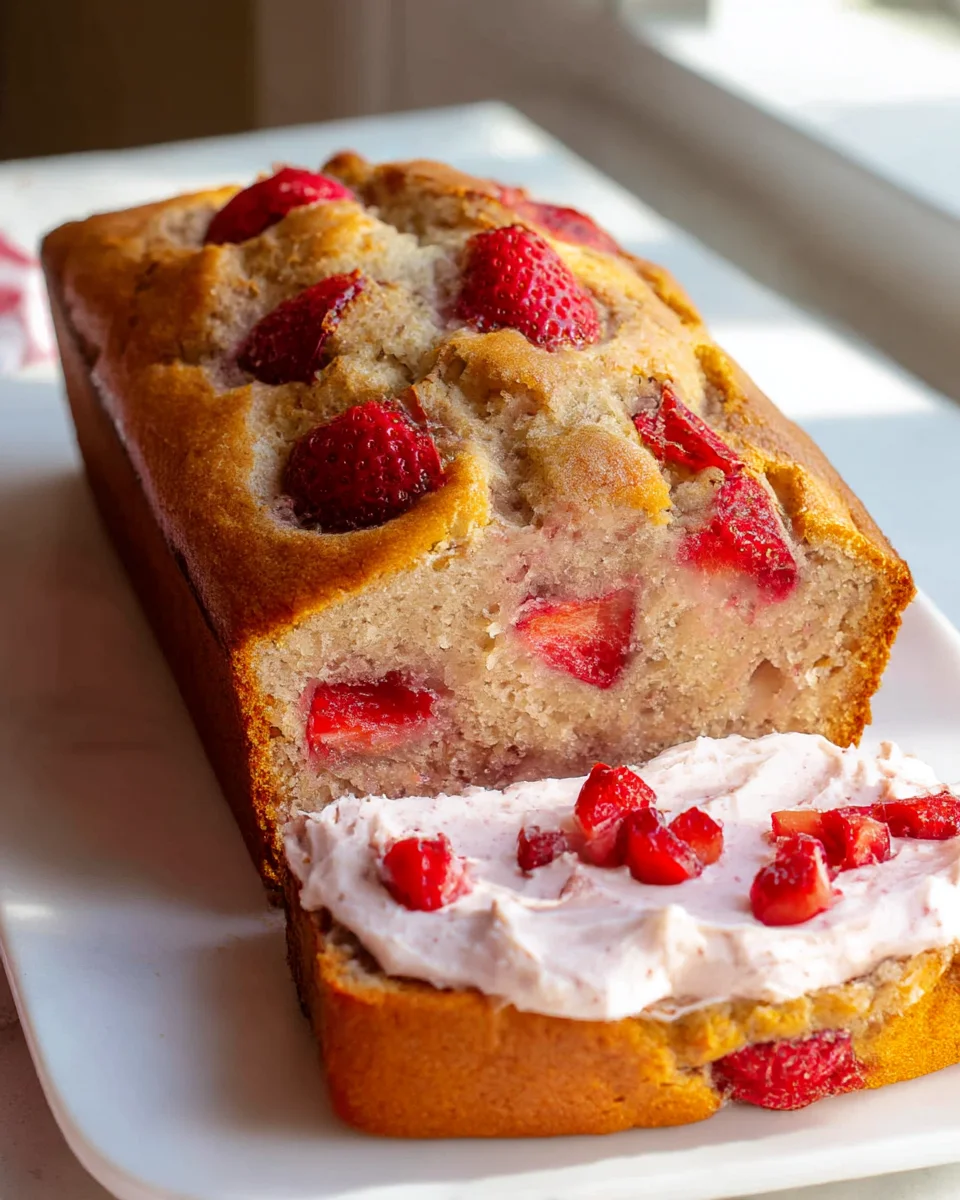 Delicious Strawberry Bread with Whipped Strawberry Butter Recipe