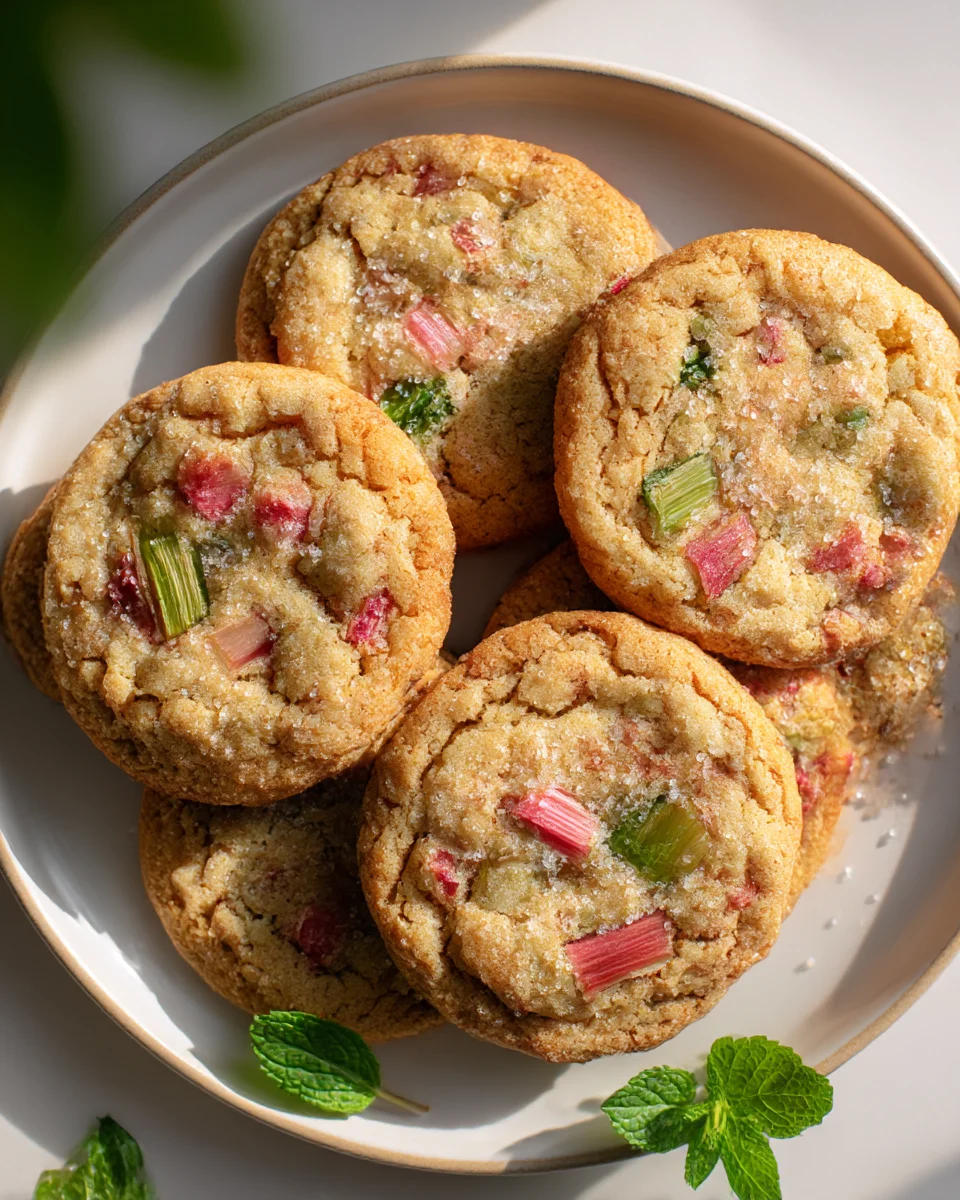 Delicious Rhubarb Crumble Cookies Recipe You Must Try!