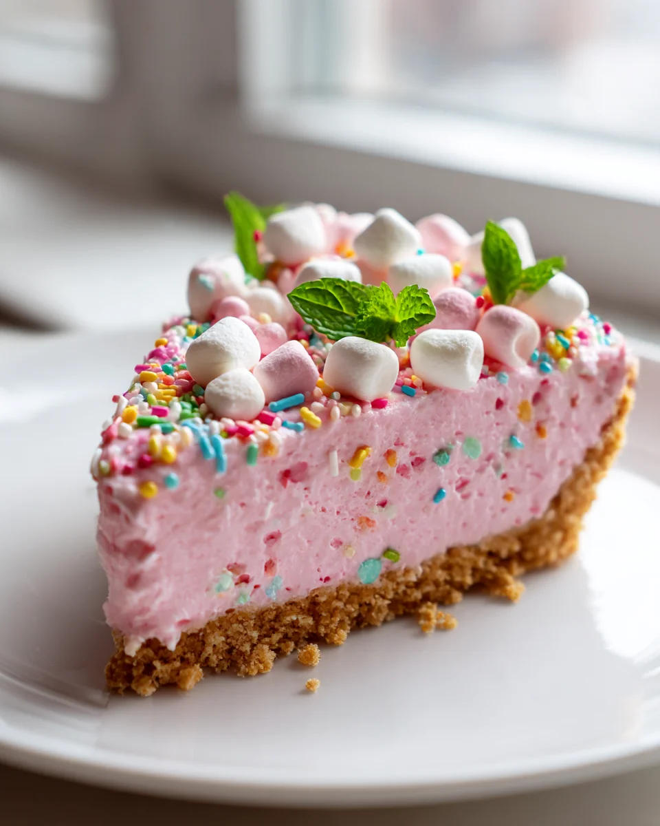 Bubblegum Cloud Slice: Easy, Sweet & Indulgent Dessert