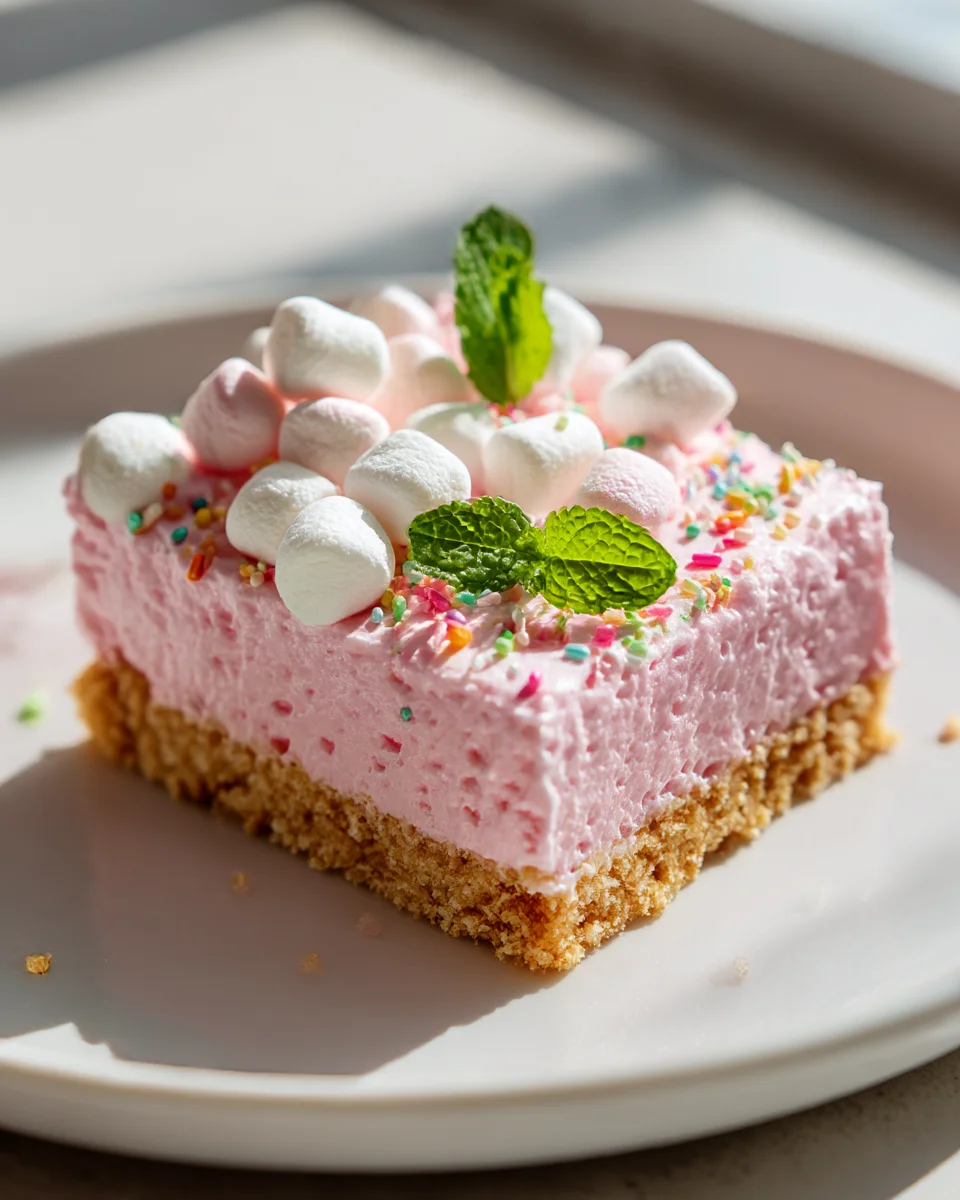 Bubblegum Cloud Slice: Easy, Sweet & Indulgent Dessert