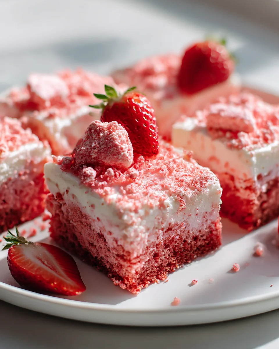 Strawberry Crunch Brownies: The Best Dessert You'll Bake!