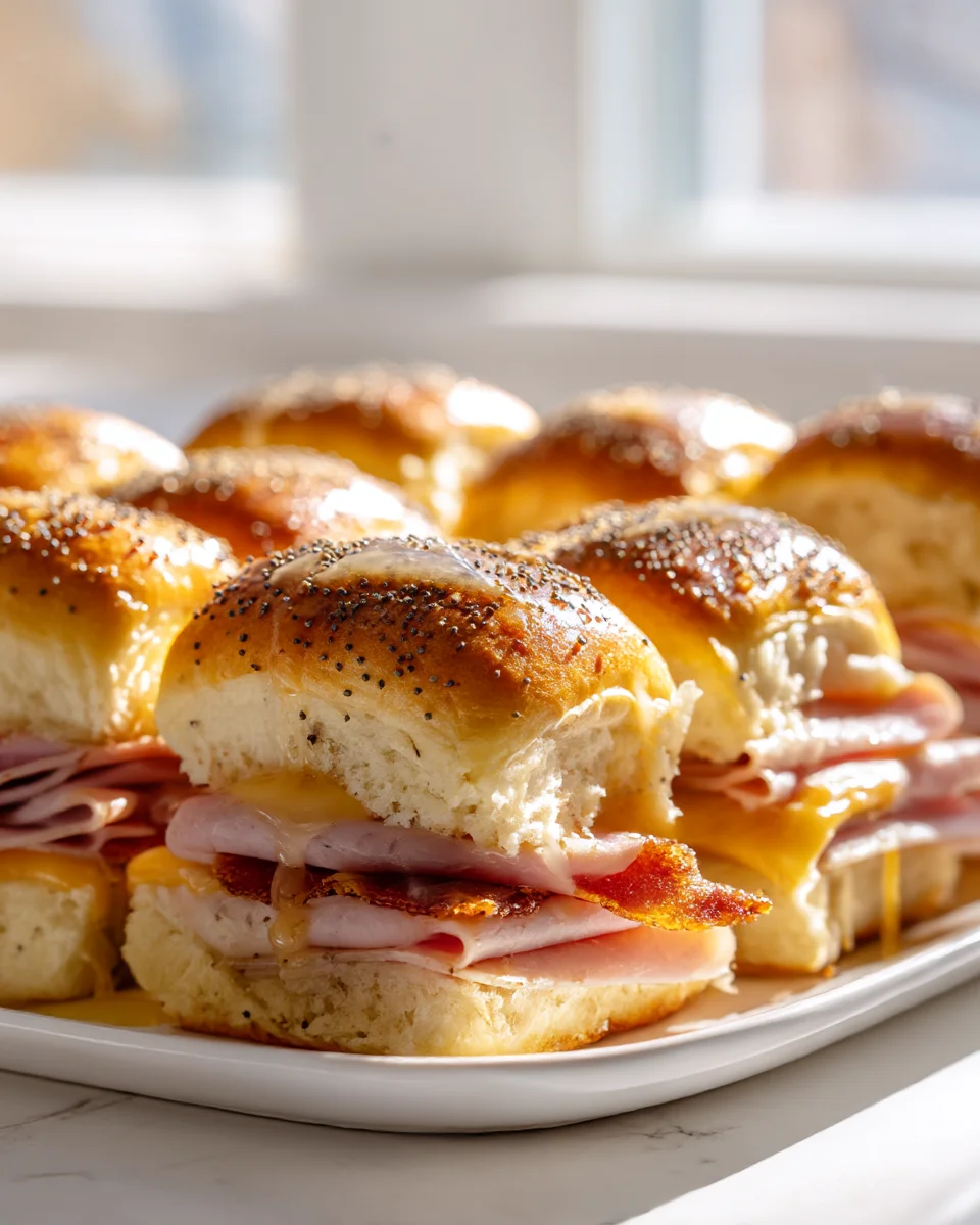 Crispy Baked Club Sliders: Easy Party Food with Hawaiian Rolls