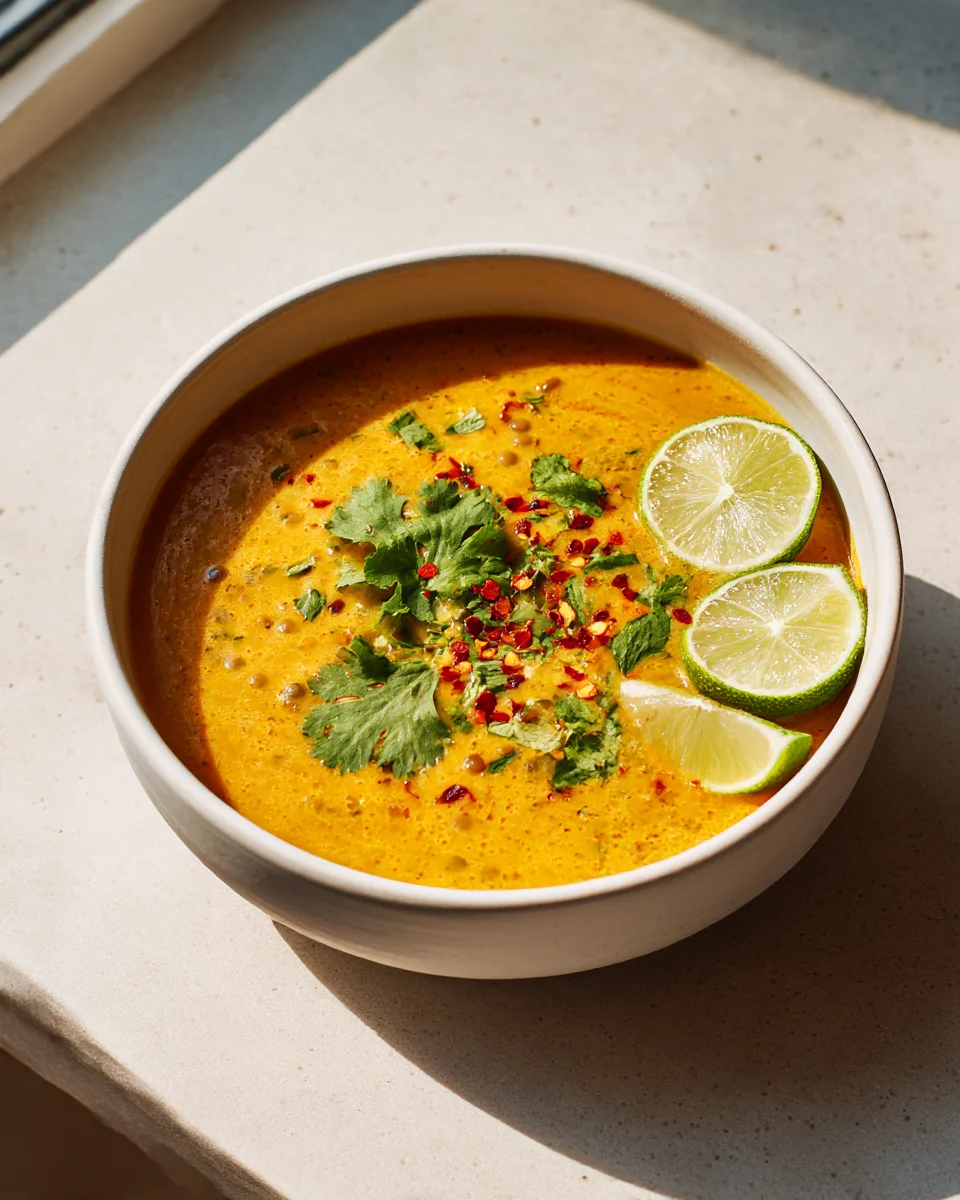 Best Creamy Coconut Curry Lentil Soup – Healthy & Flavorful