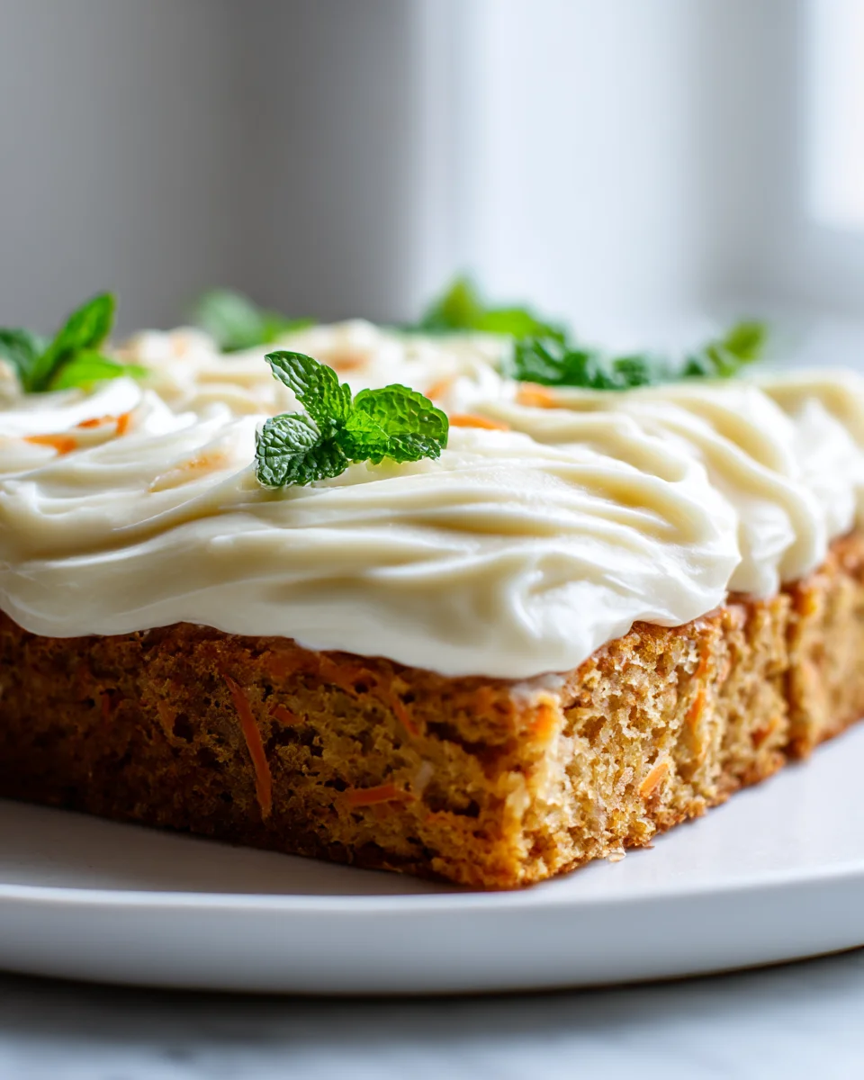 Carrot Cake Birthday Sheet: Cream Cheese Swirls Delight!