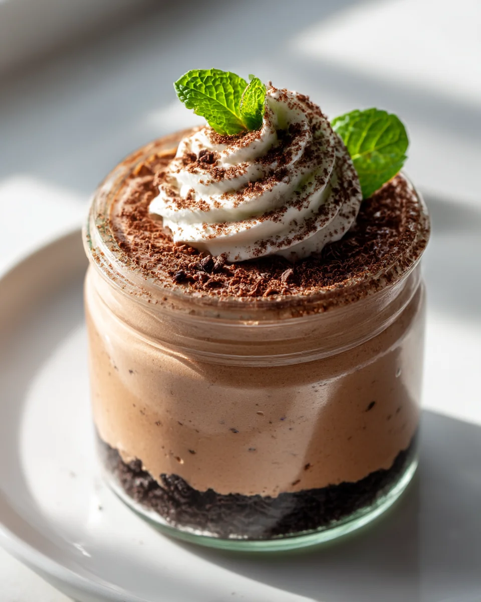 High Protein Chocolate Cheesecake Jars: Guilt-Free Indulgence