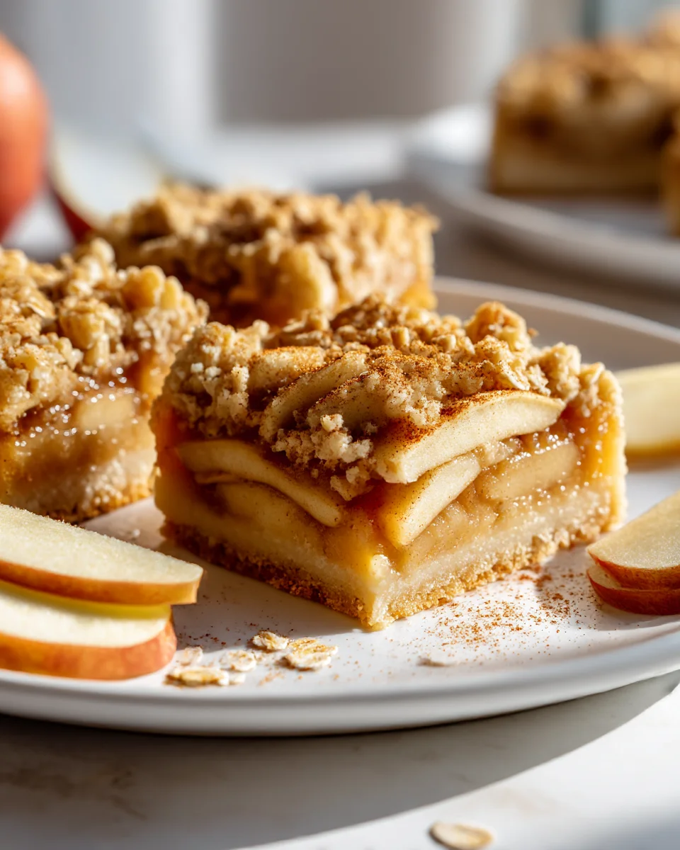 Irresistible Apple Crisp Shortbread Bars – Easy Homemade!