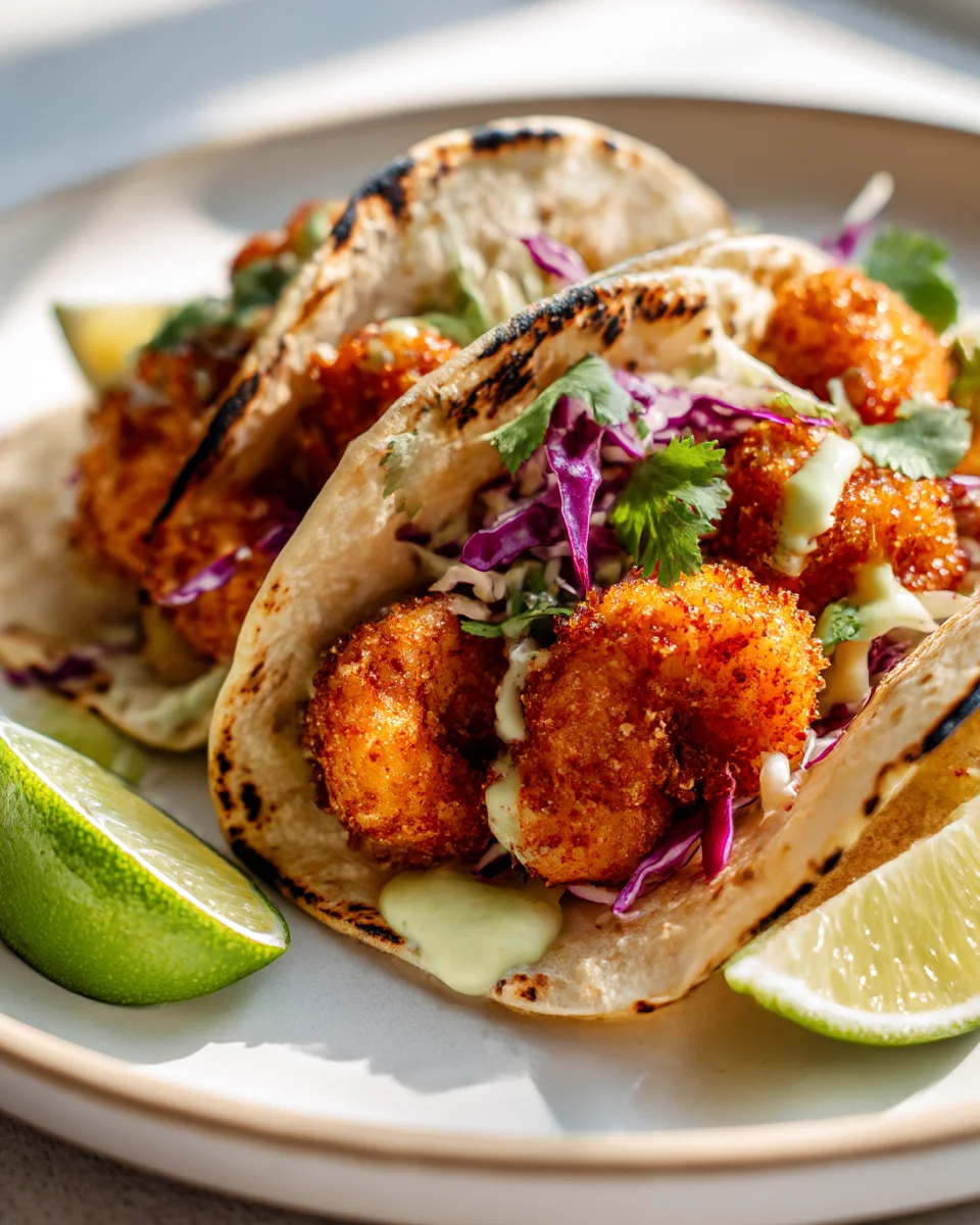 Crispy Air Fryer Shrimp Tacos – Quick & Easy Recipe