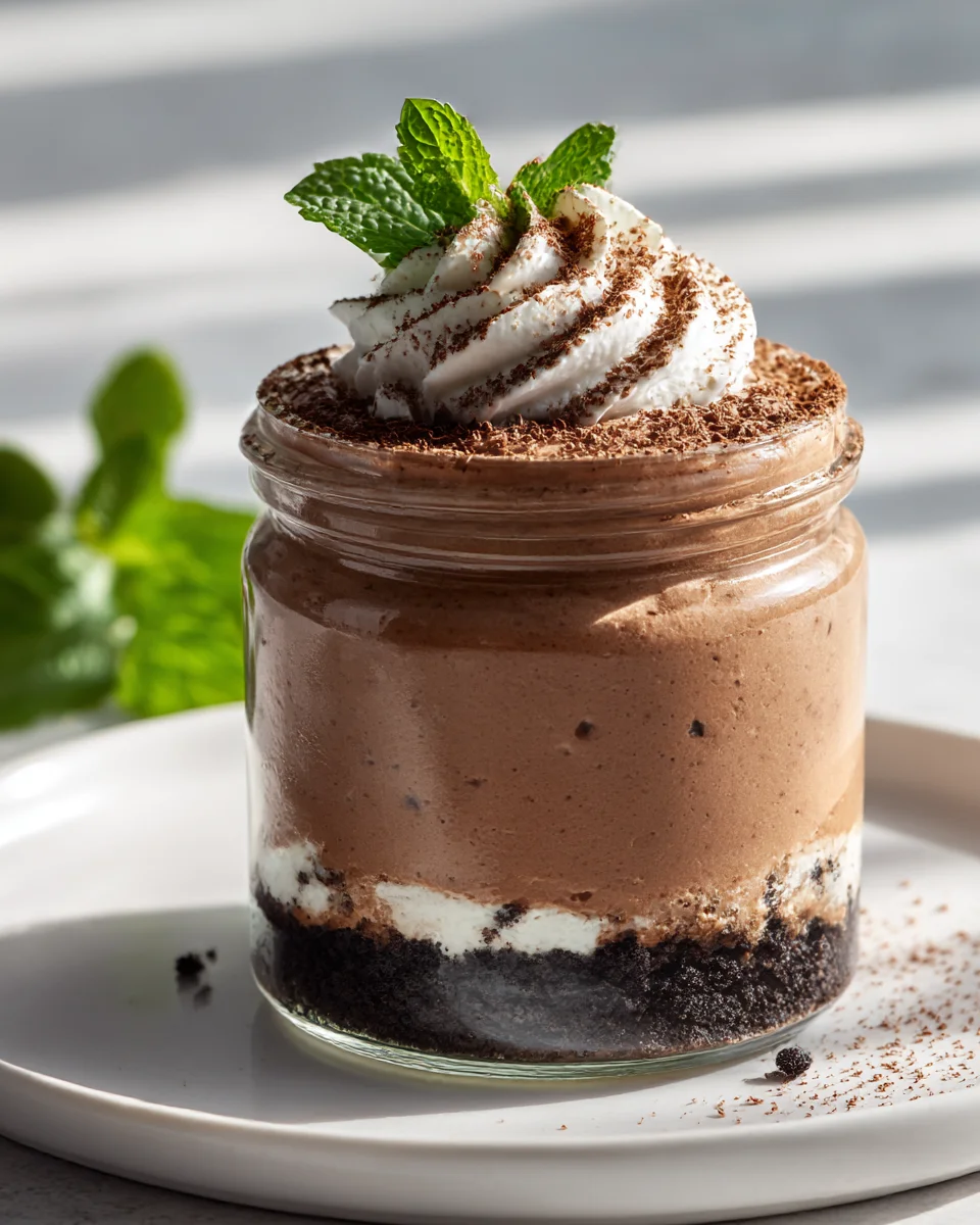 High Protein Chocolate Cheesecake Jars: Guilt-Free Indulgence