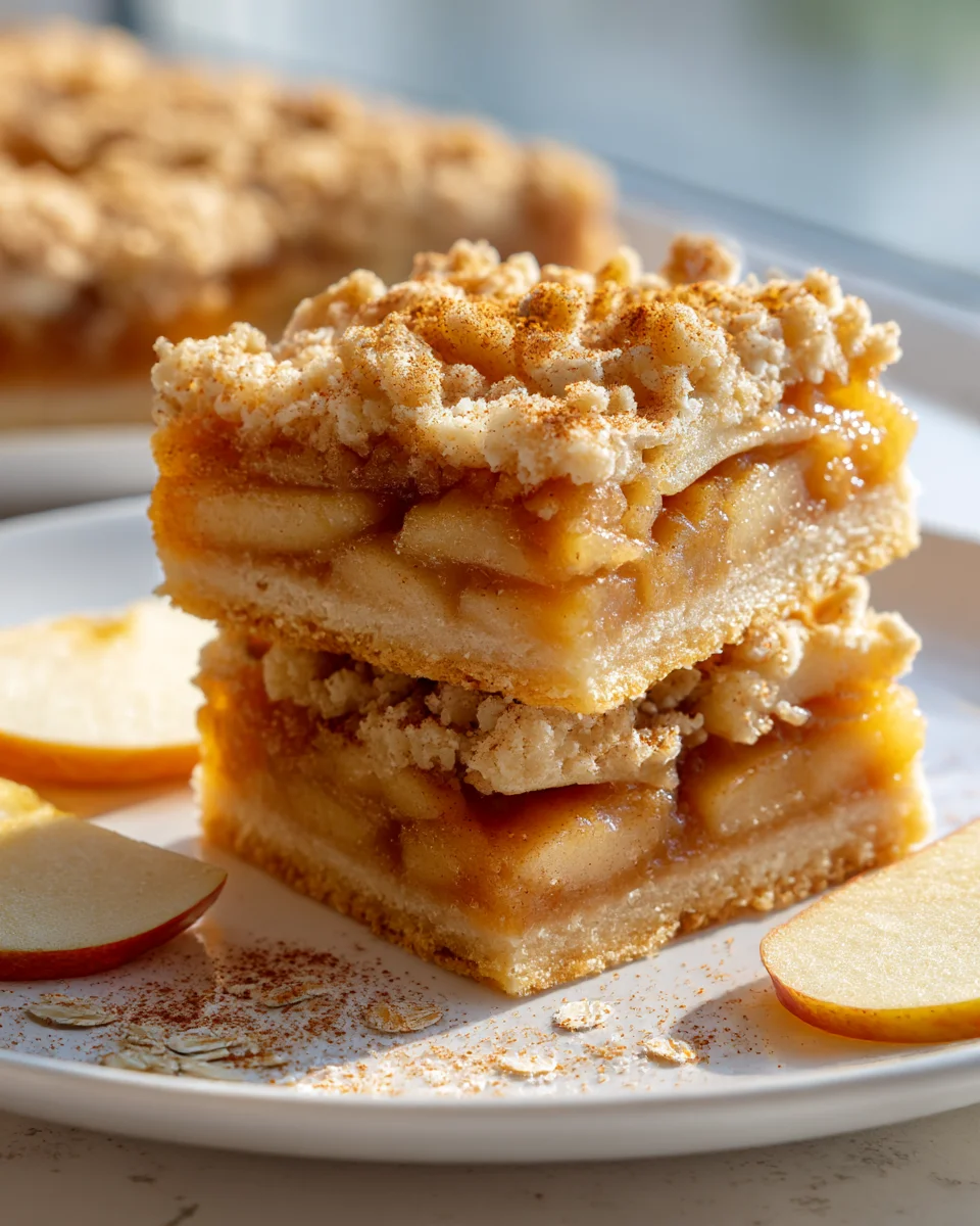 Irresistible Apple Crisp Shortbread Bars – Easy Homemade!