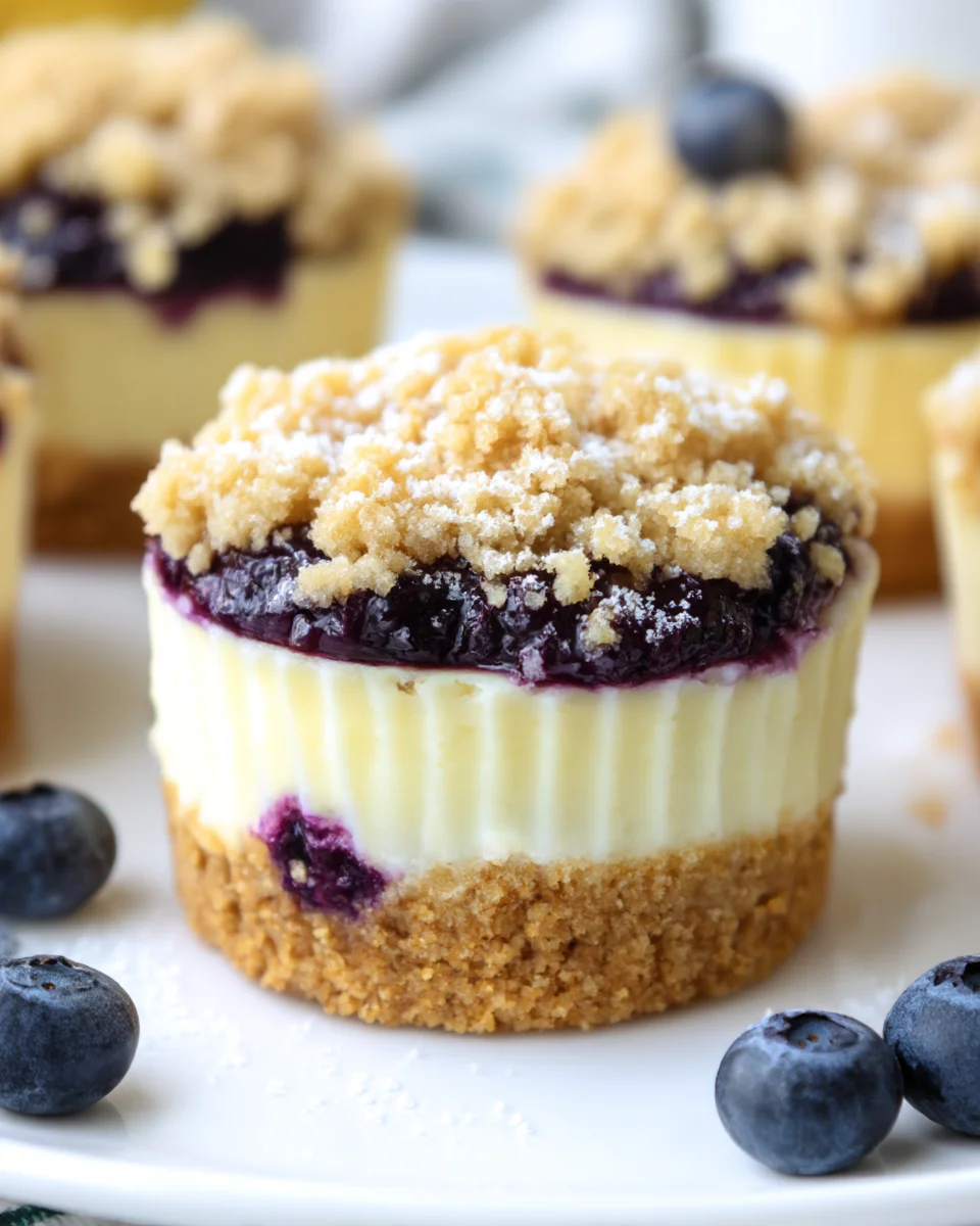 Delicious Mini Blueberry Cheesecakes Recipe for Sweet Treats