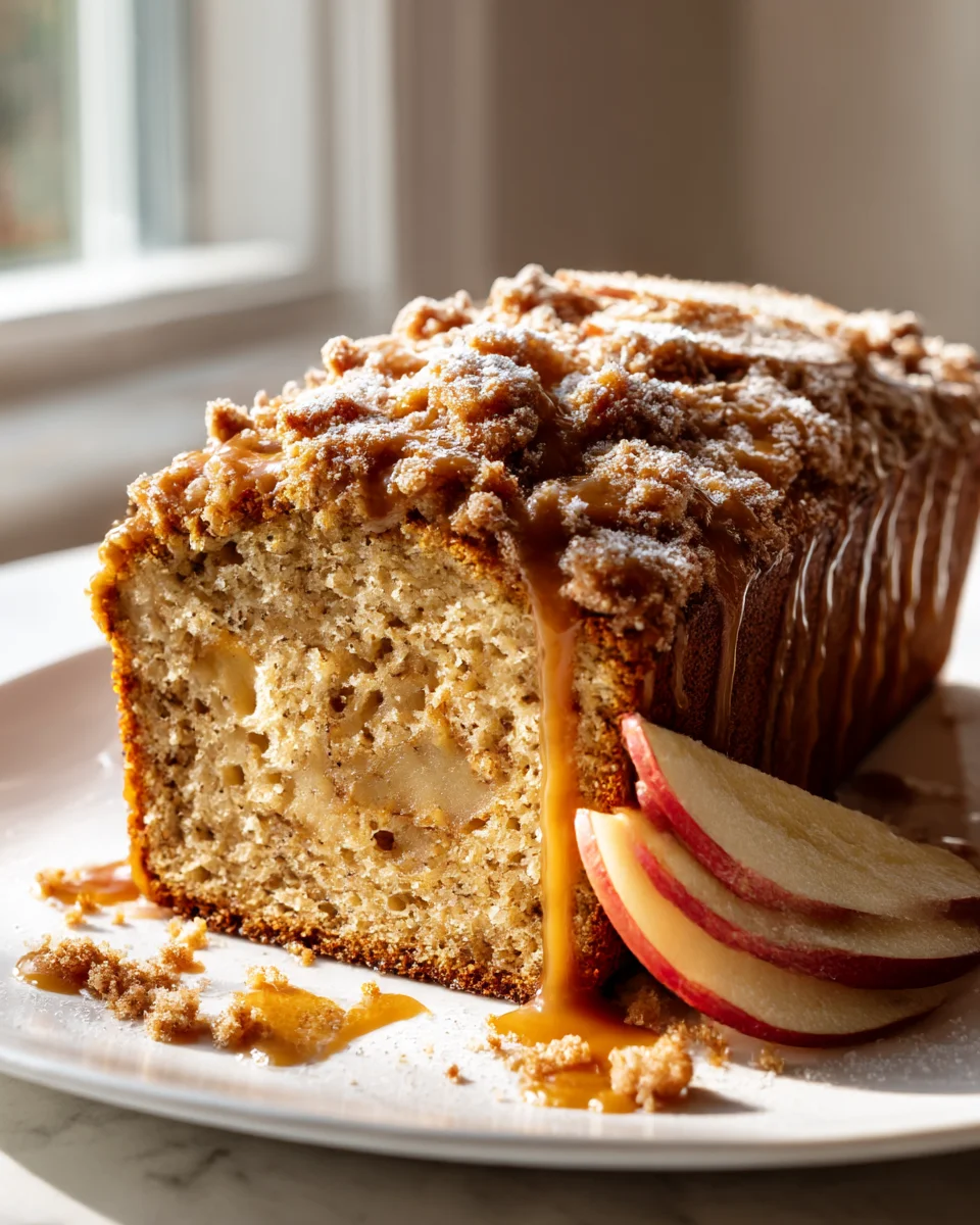 Delicious Caramel Apple Streusel Loaf Recipe for Fall Treats