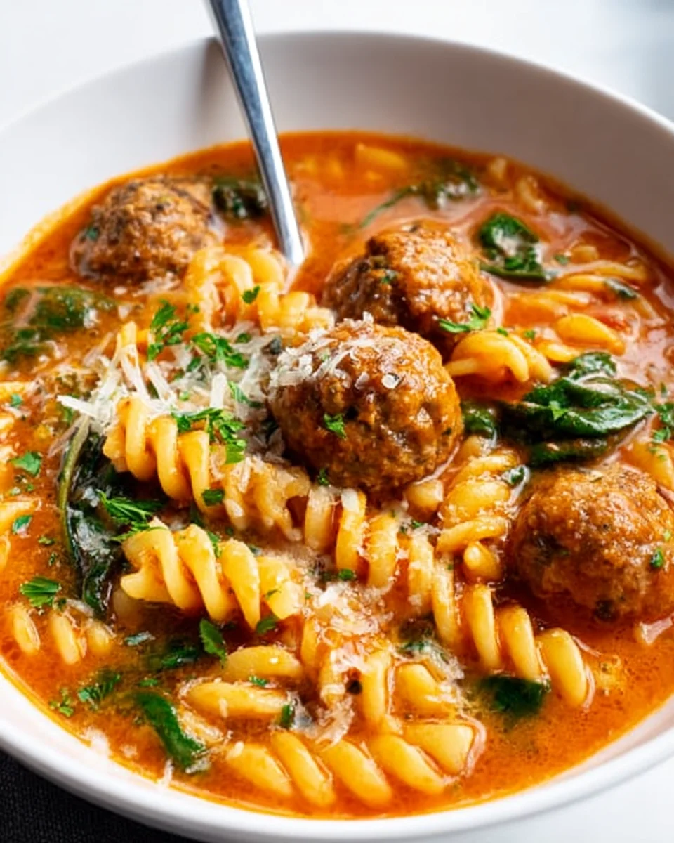 Hearty Beef Meatball Soup Delight