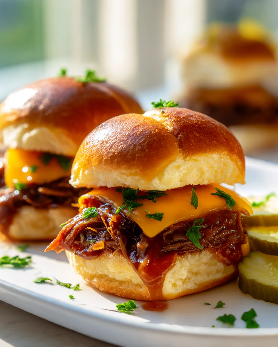 Viral Beef Chuck Roast Sliders with Toasted Buns