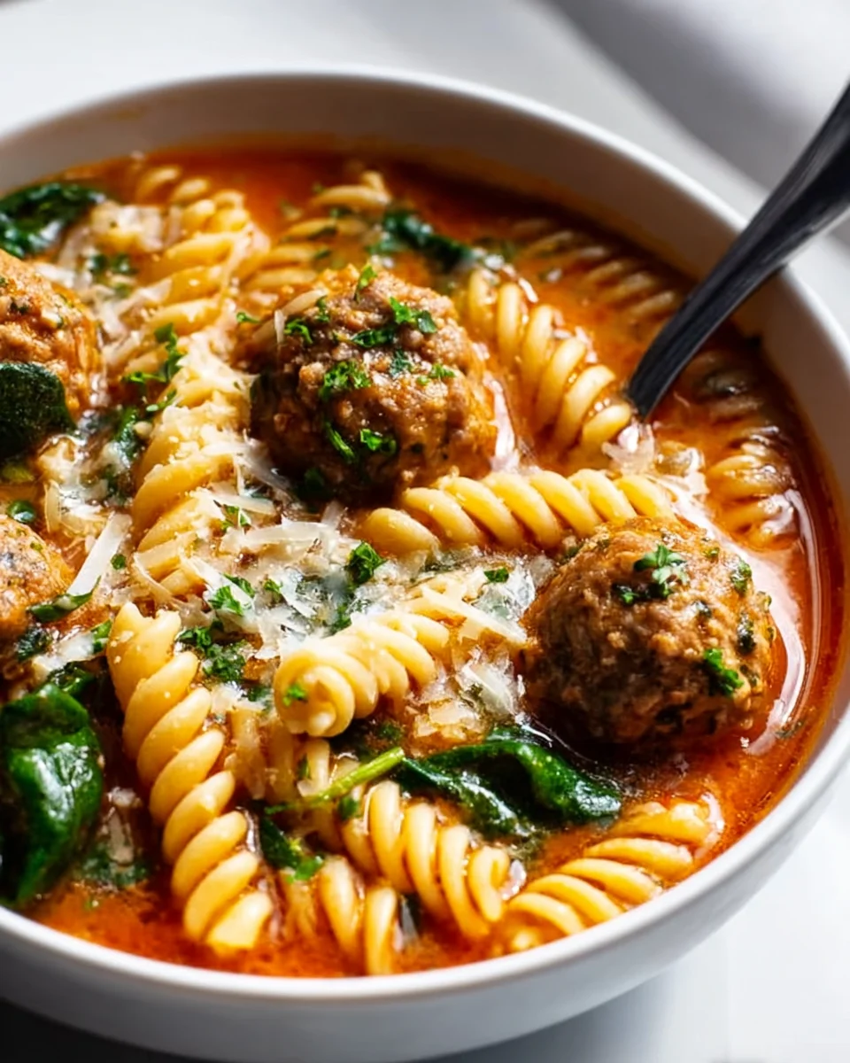 Hearty Beef Meatball Soup Delight