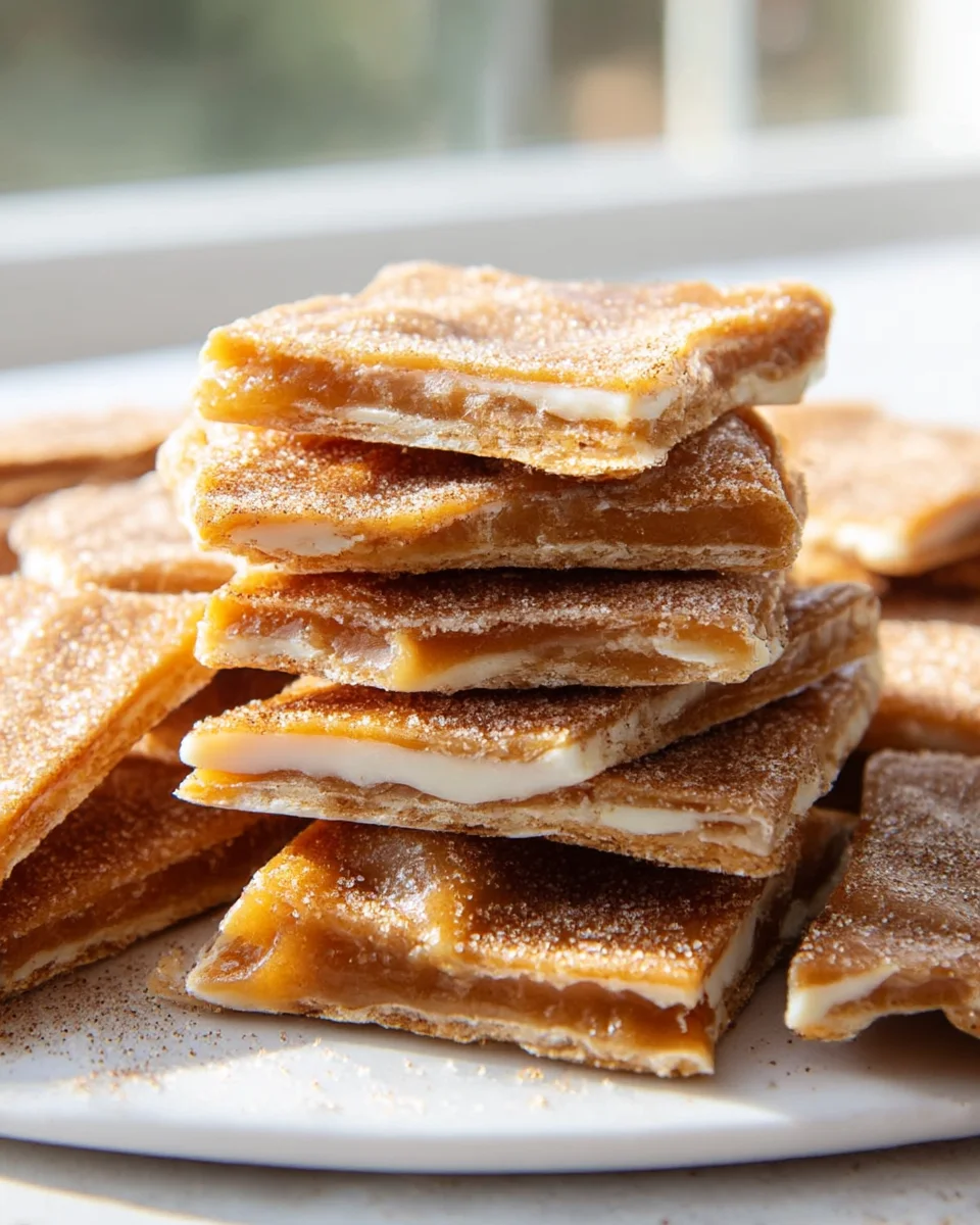 Cinnamon Sugar Churro Toffee Delight