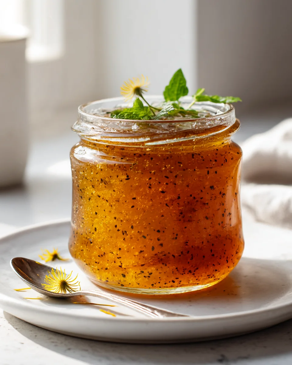 Delicious Vanilla Bean Dandelion Jelly Recipe to Try Today!