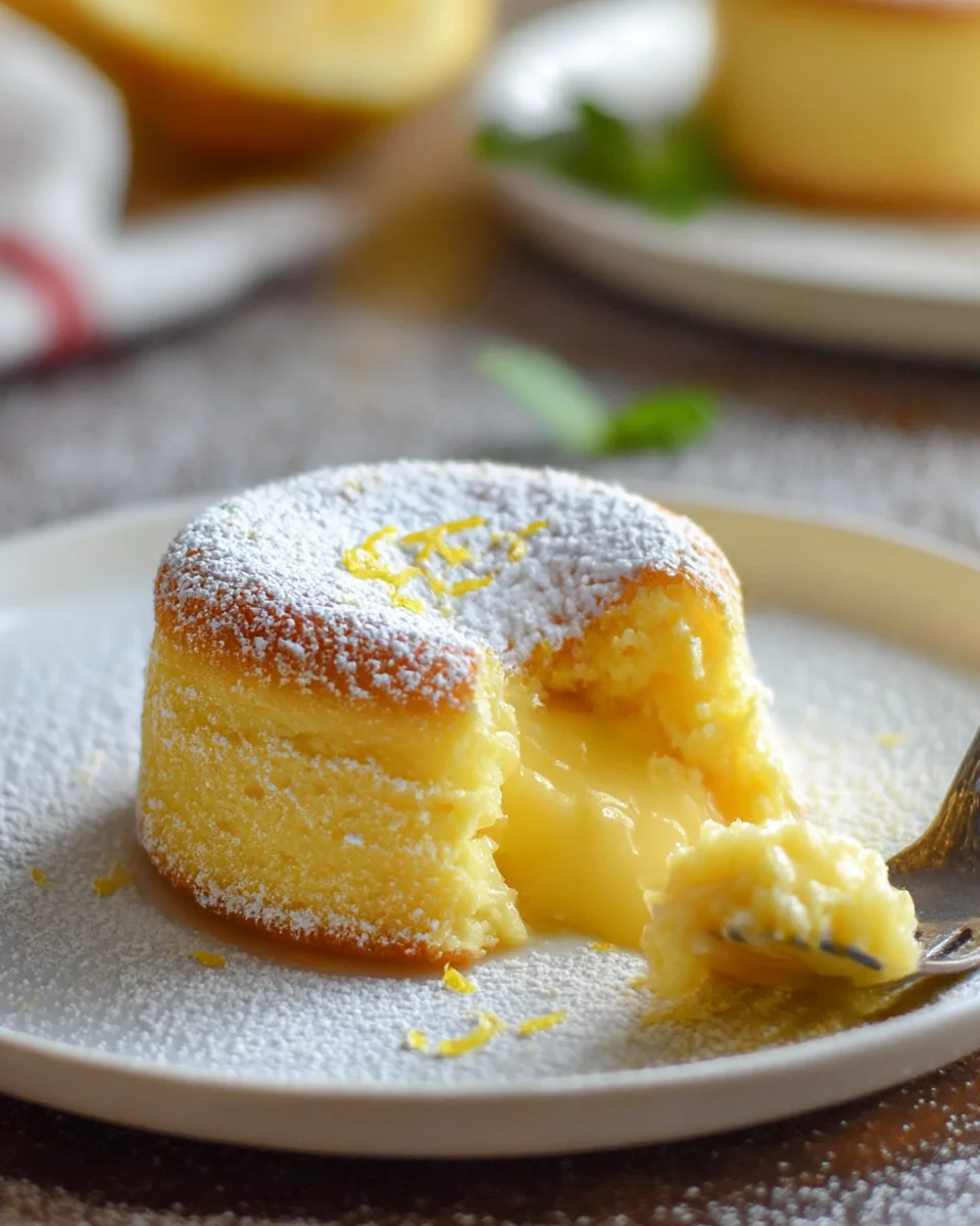 Zesty Lemon Lava Delight