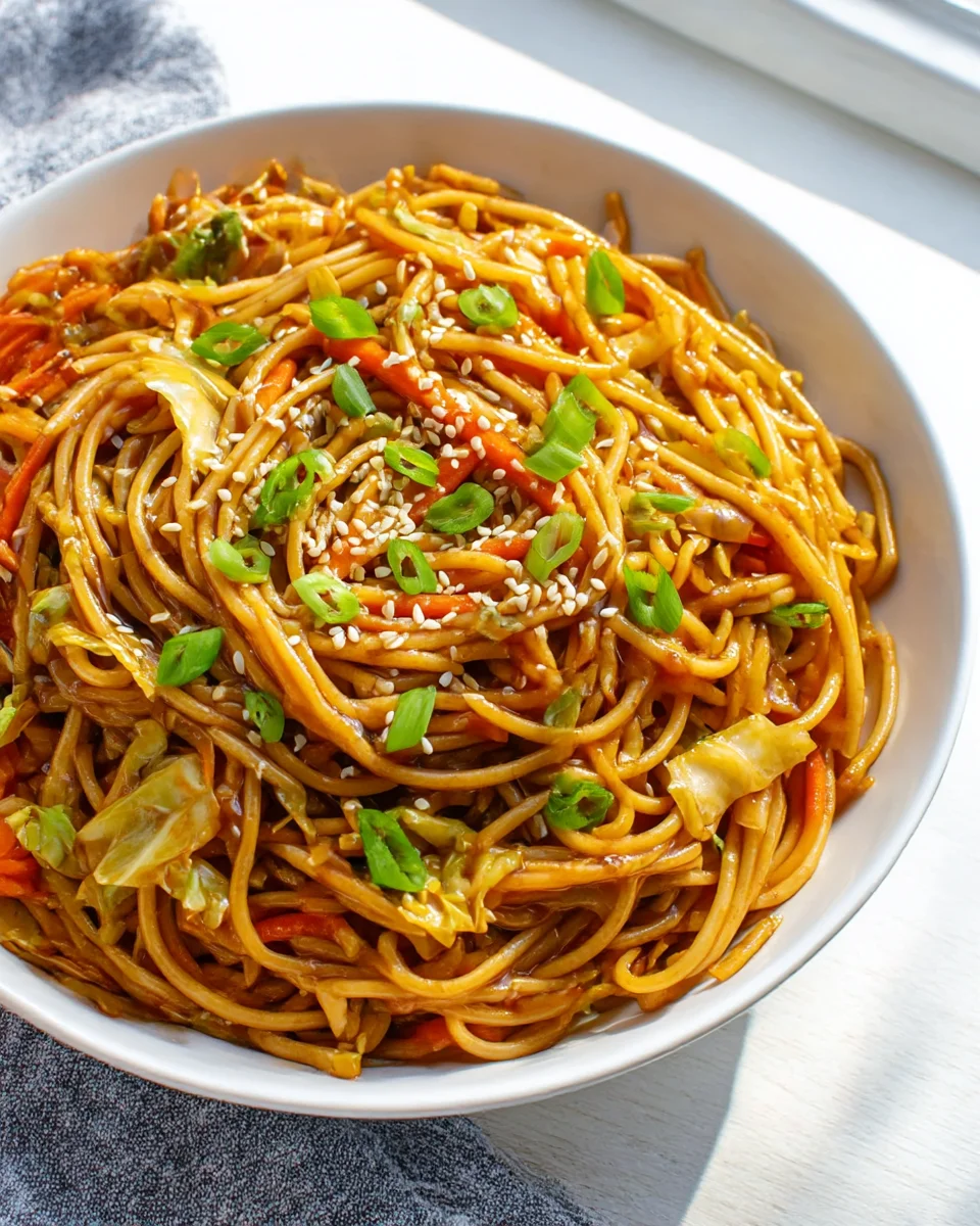Savory Beef Teriyaki Noodles Delight