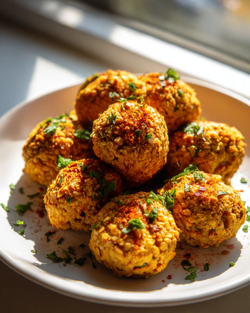 Spicy Chickpea Crunch Bites: Air Fryer Recipe for Snacks