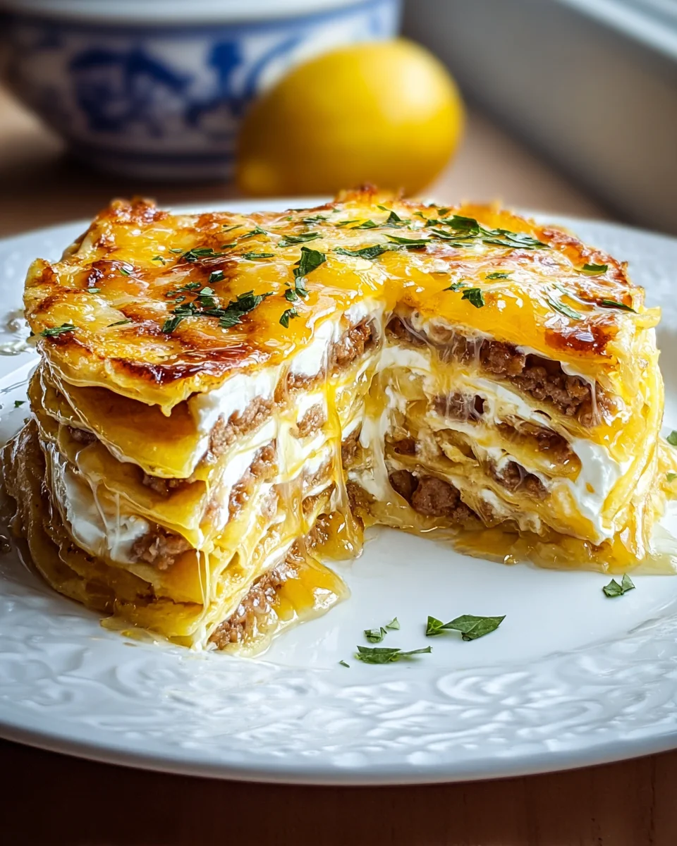 Heavenly Breakfast Lasagna Delight