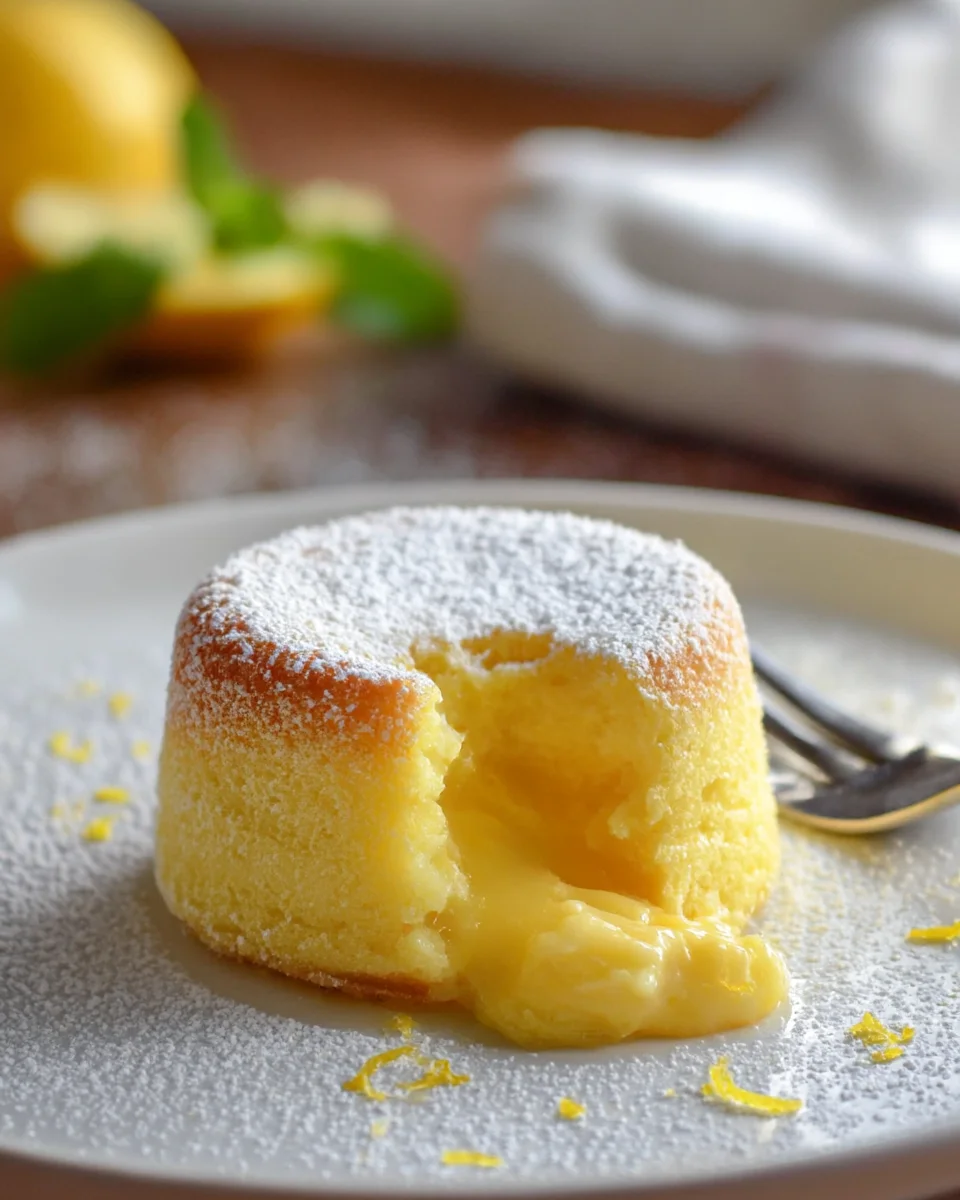 Zesty Lemon Lava Delight