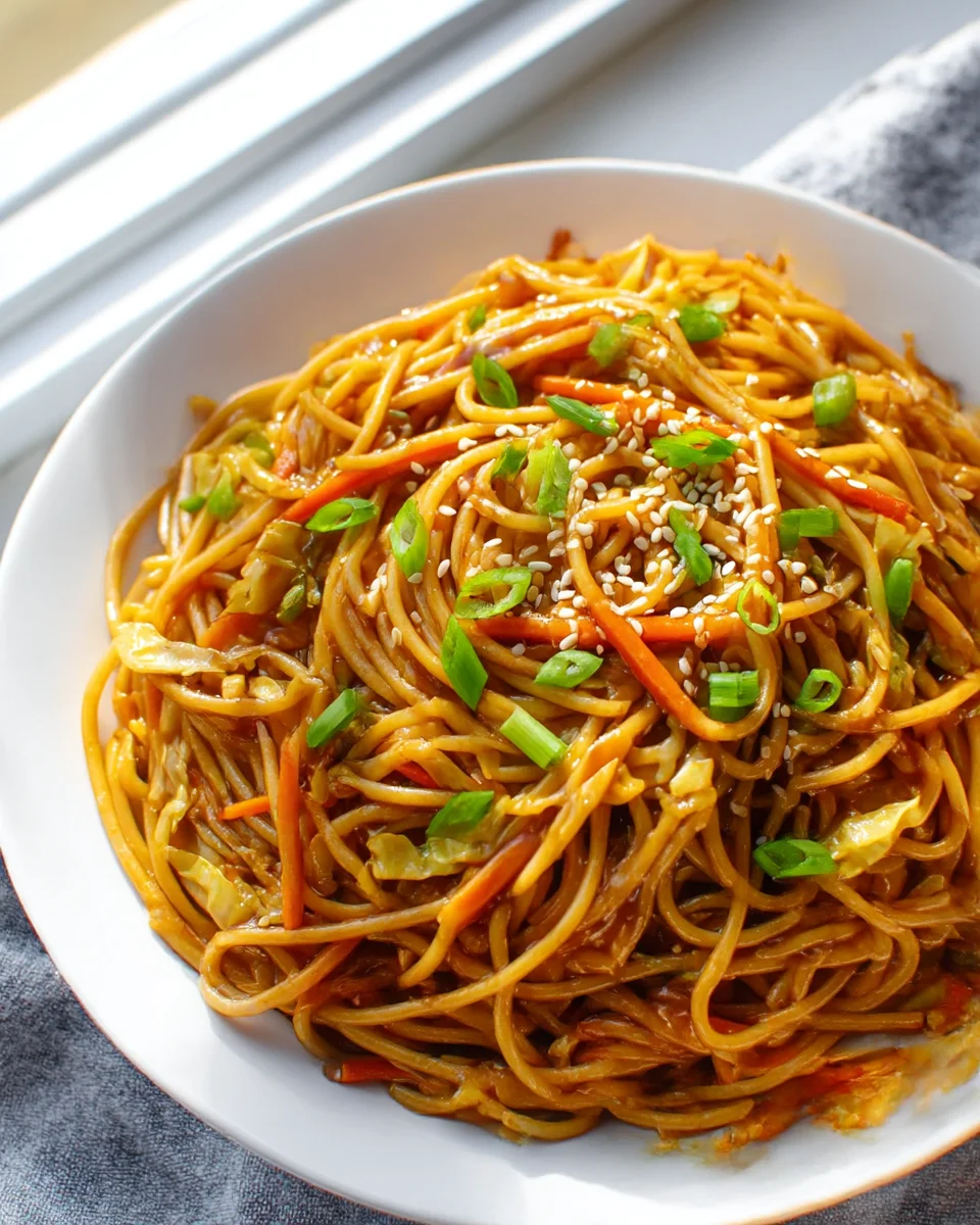 Savory Beef Teriyaki Noodles Delight
