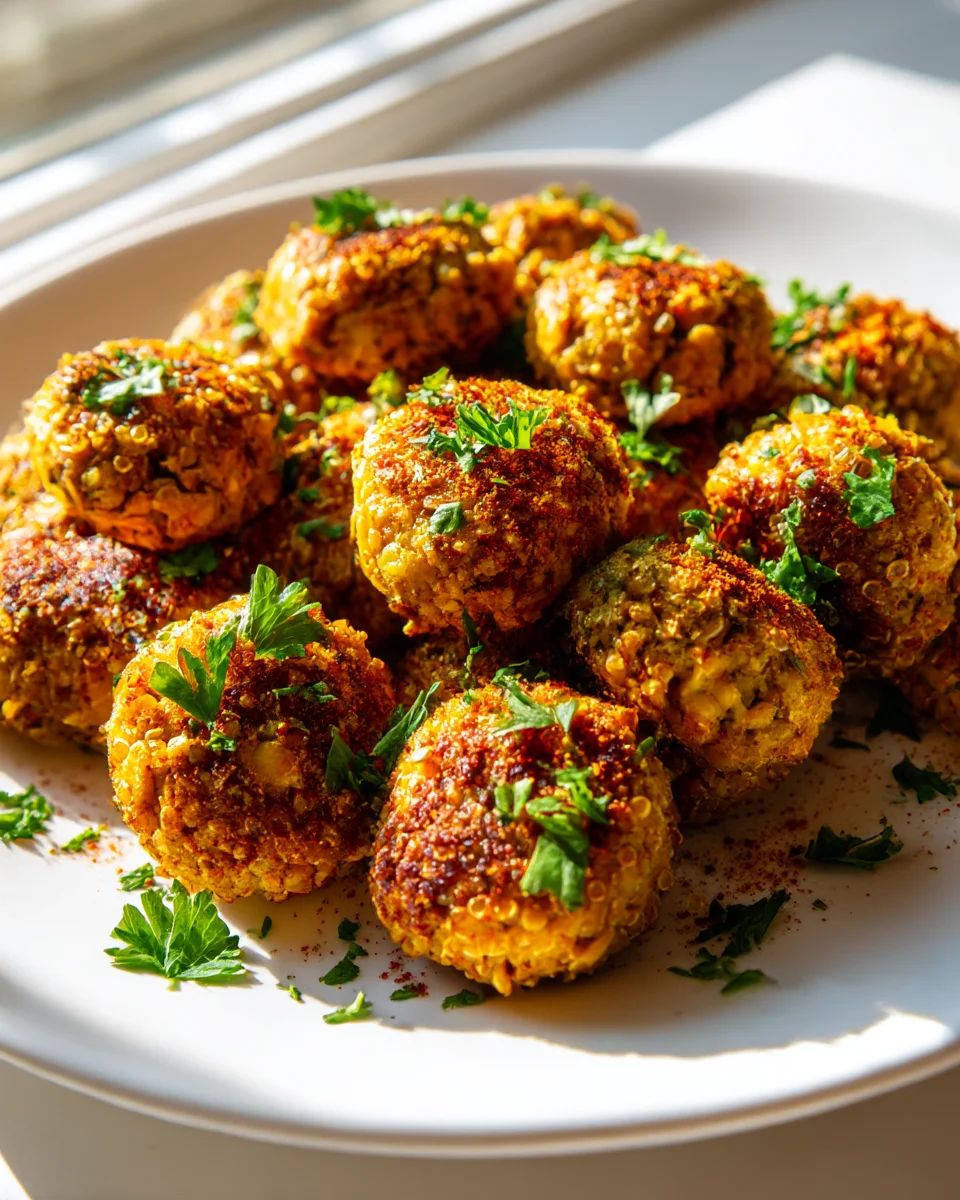 Spicy Chickpea Crunch Bites: Air Fryer Recipe for Snacks