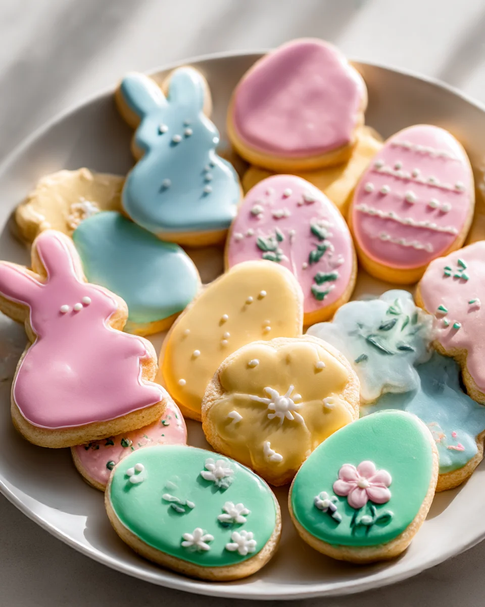 Colorful Easter Sugar Cookies – Fun & Festive Decorated Treats