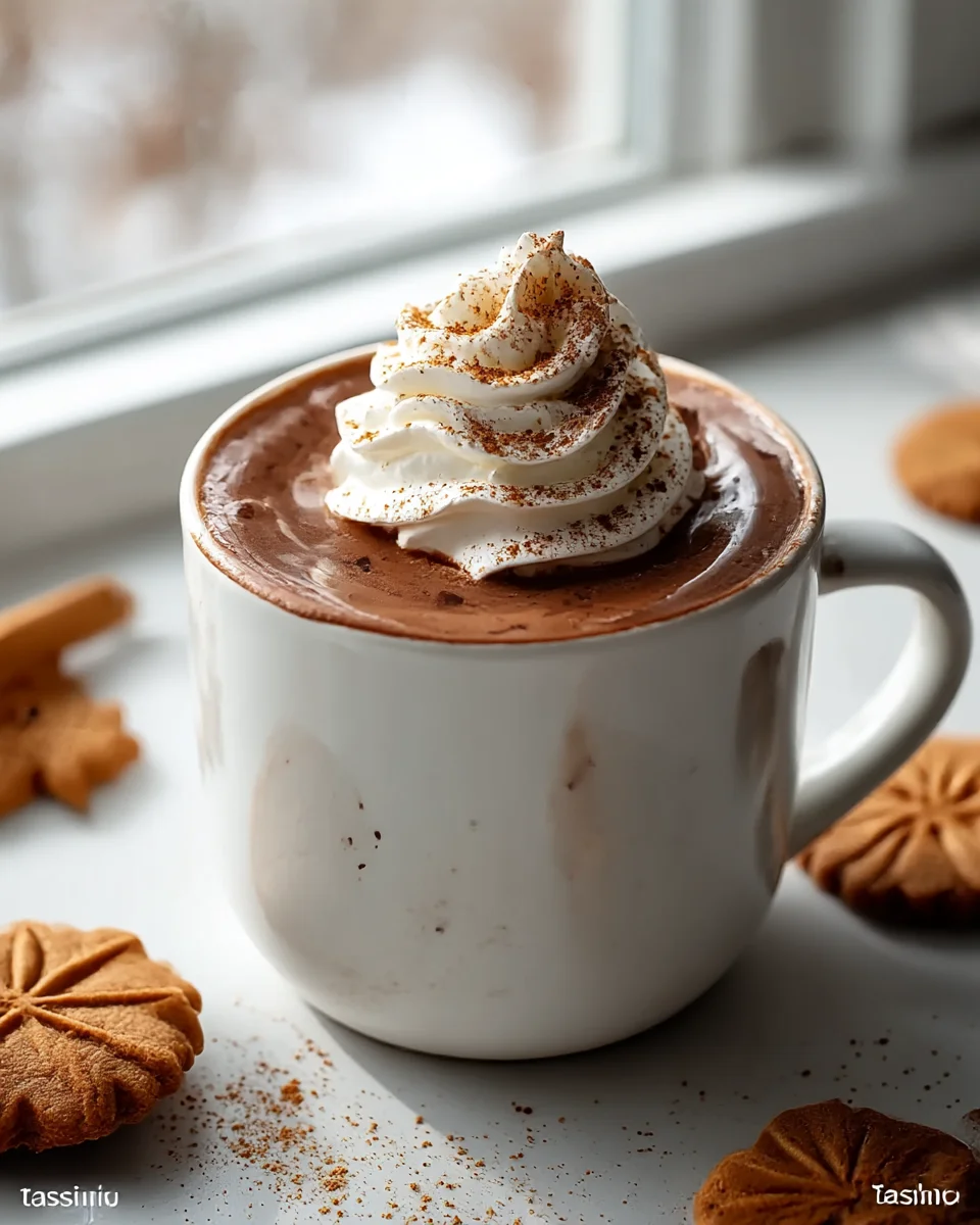 Delicious Gin Extract Gingerbread Hot Chocolate Recipe