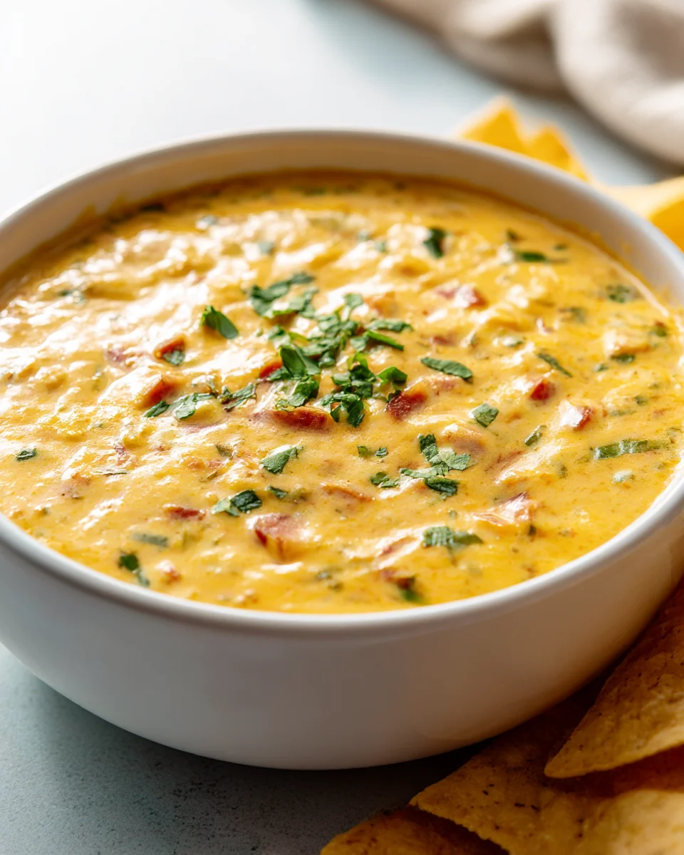 Slow Cooker Jalapeño Cheese Dip with Rotel