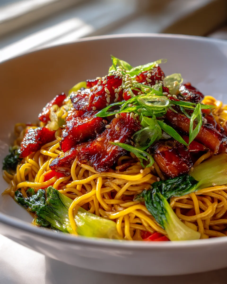 Delicious Char Siu Chicken Lo Mein Recipe You’ll Love!