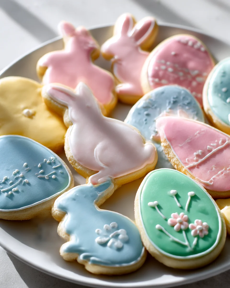 Colorful Easter Sugar Cookies – Fun & Festive Decorated Treats