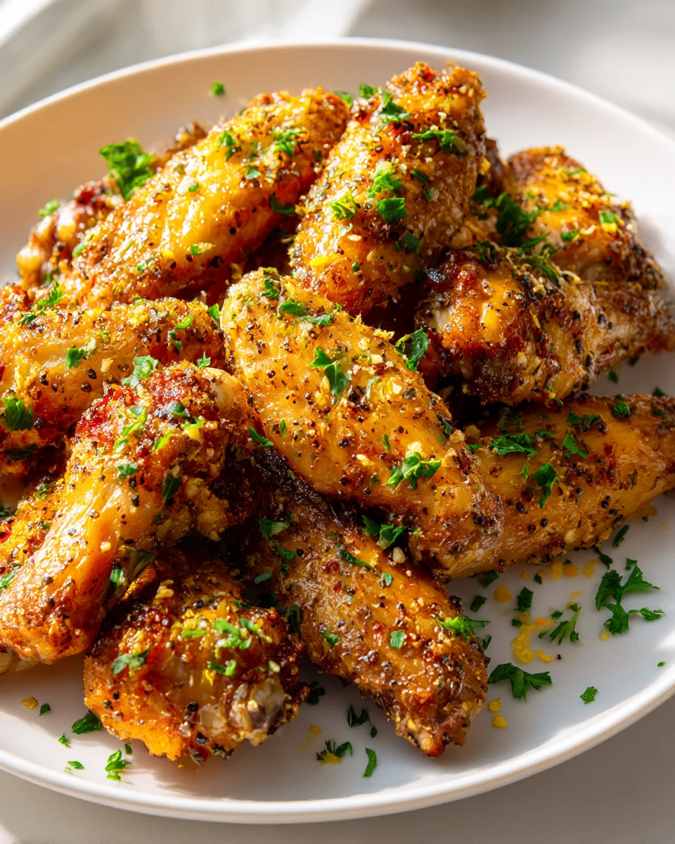 Crispy Lemon Pepper Chicken Wings Recipe for Ultimate Flavor
