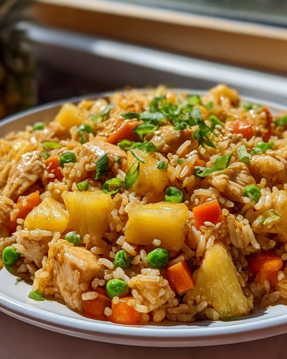 Delicious Pineapple Chicken Fried Rice Recipe for Easy Meals