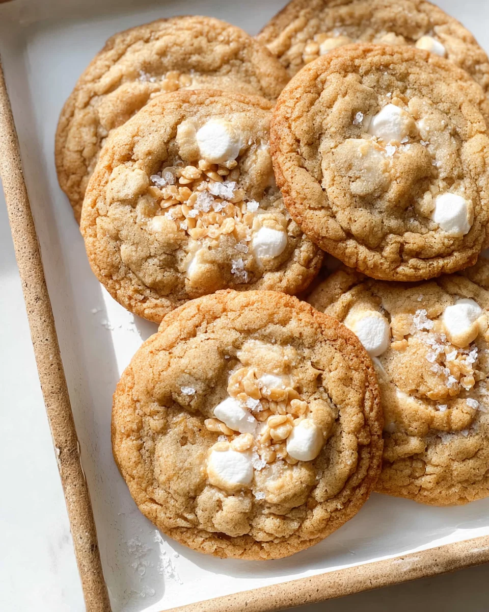 Irresistible Marshmallow Crispy Cookies Delight