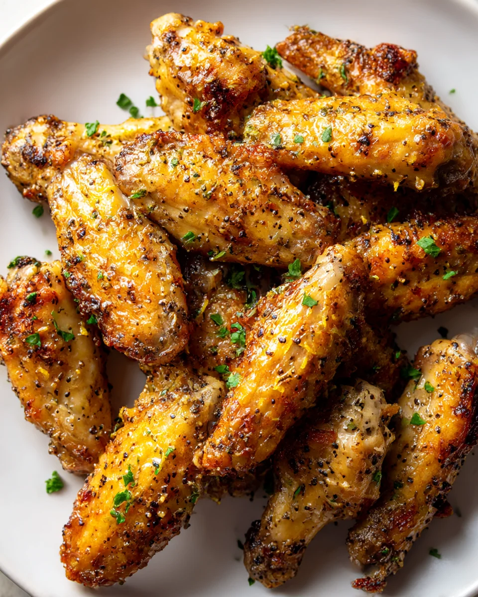 Crispy Lemon Pepper Chicken Wings Recipe for Ultimate Flavor