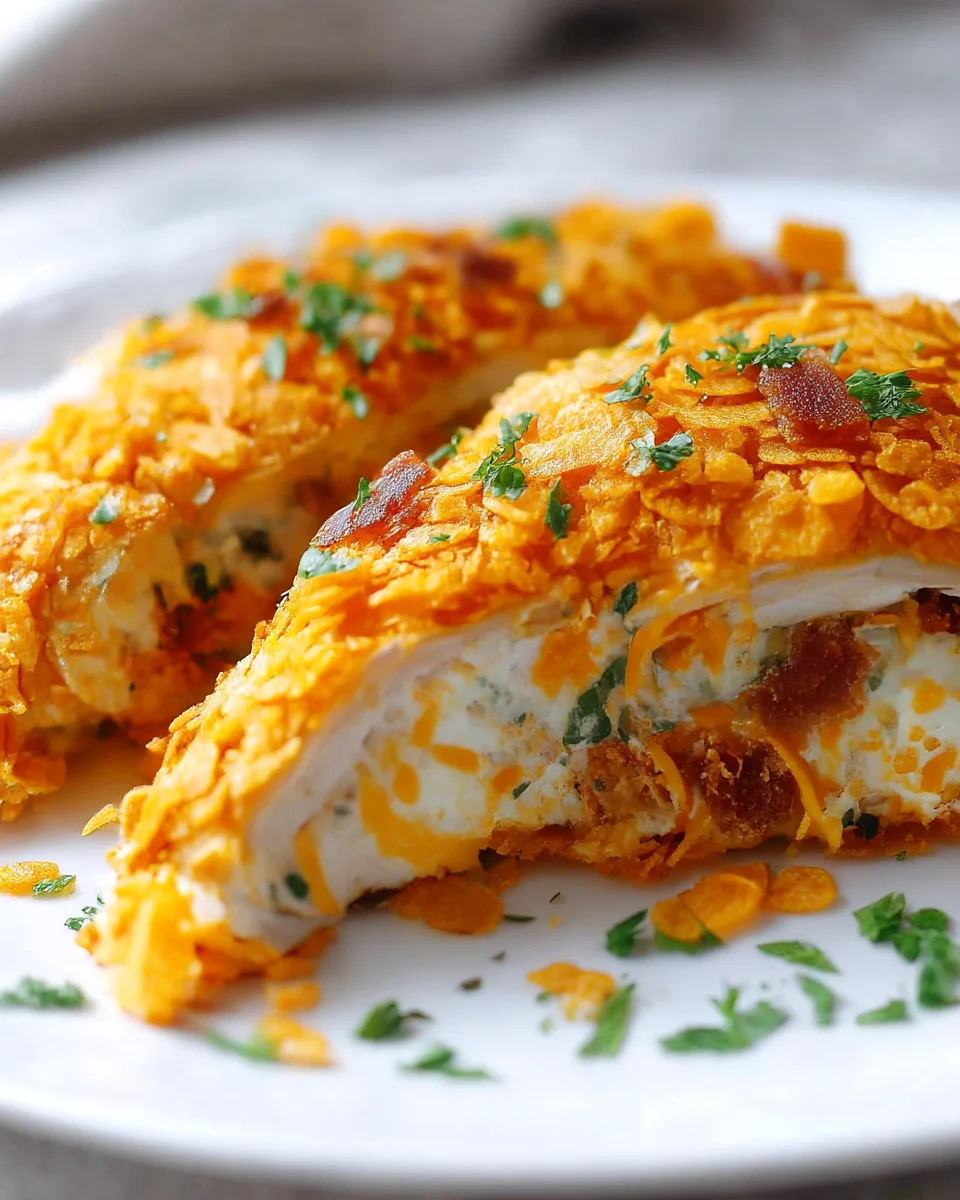 Cream Cheese Beef Bacon Stuffed Doritos Chicken Recipe Delight
