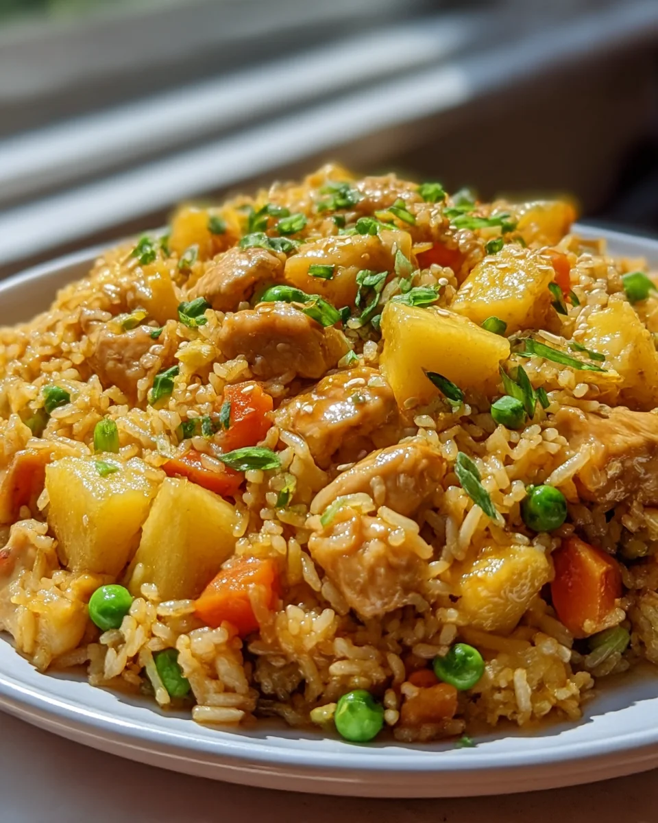 Delicious Pineapple Chicken Fried Rice Recipe for Easy Meals