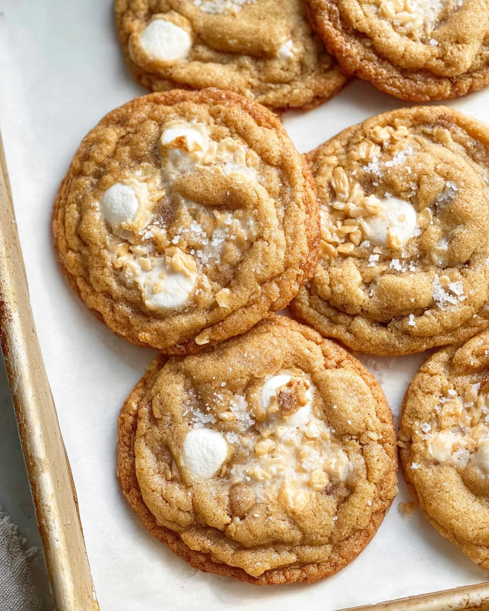 Irresistible Marshmallow Crispy Cookies Delight