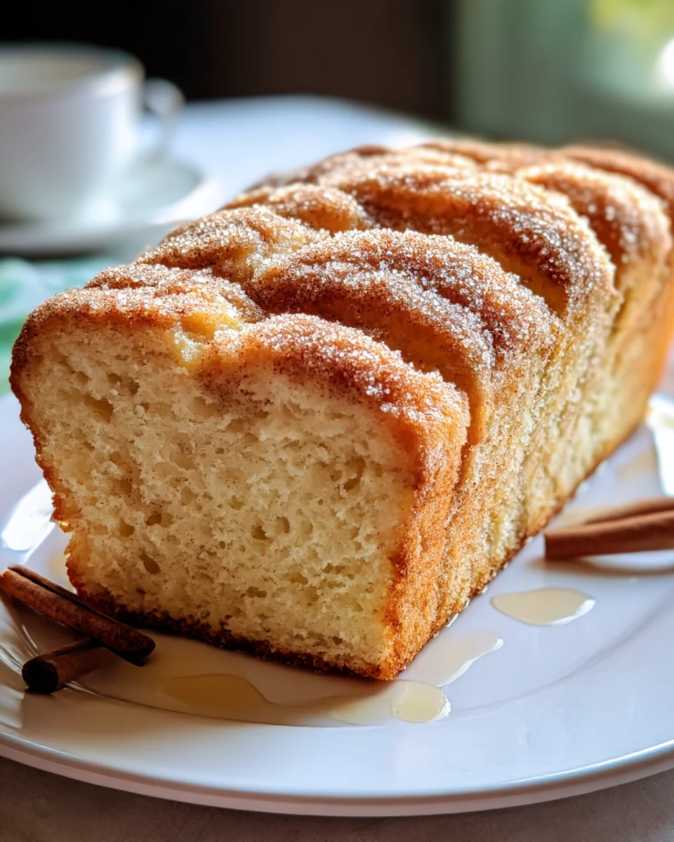 Heavenly Cinnamon Sugar Donut Bread