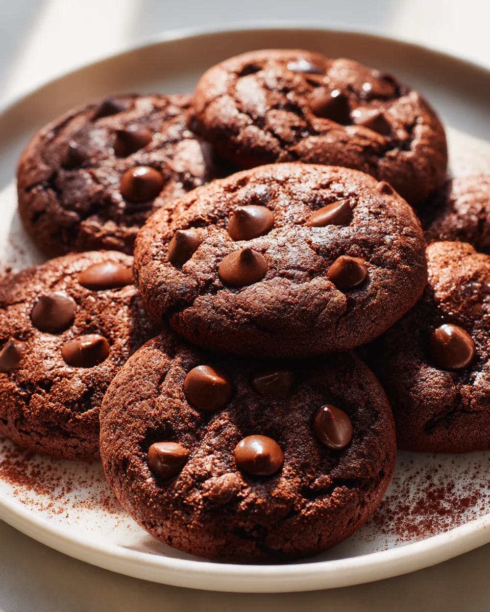 Indulge in Double Chocolate Chip Fudge Cookies Recipe!